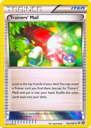 Image of Trainers' Mail 92a/108  - Holofoil Alternate Art Promos - Promo
