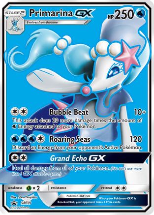 Image of Primarina GX SM39  - Holofoil SM Promos - Promo