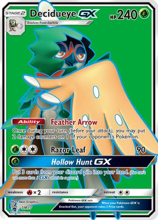 Image of Decidueye GX SM37  - Holofoil SM Promos - Promo