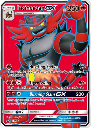 Image of Incineroar GX SM38  - Holofoil SM Promos - Promo
