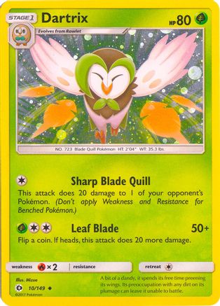 Image of Dartrix 010/149  - Holofoil Blister Exclusives - Promo