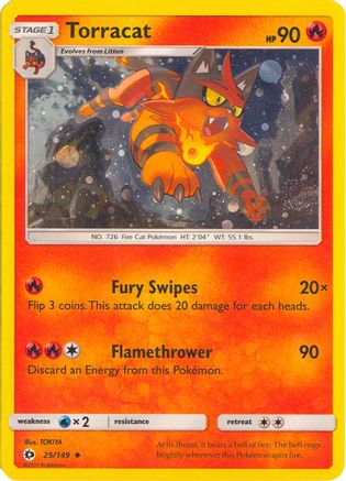 Image of Torracat 025/149  - Holofoil League & Championship Cards - Promo
