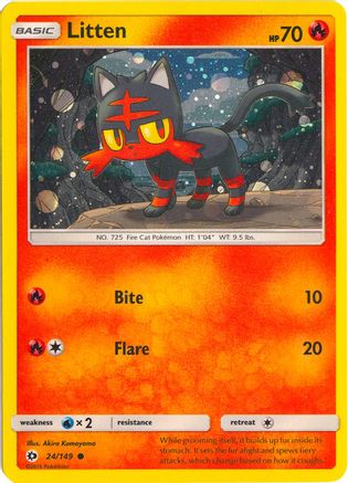 Image of Litten 024/149  - Holofoil Miscellaneous Cards & Products - Promo
