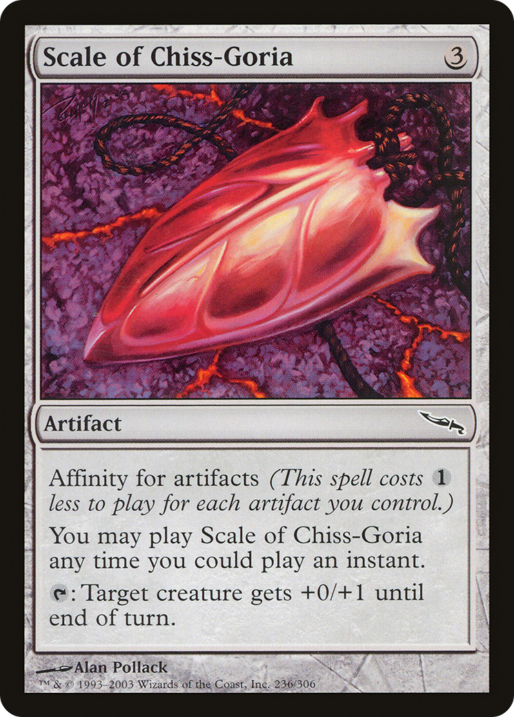 Image of Scale of Chiss-Goria (MRD-236) - Mirrodin Foil