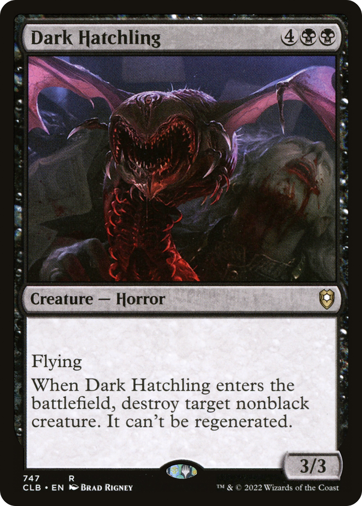 Image of Dark Hatchling (CLB-747) - Commander Legends: Battle for Baldur's Gate