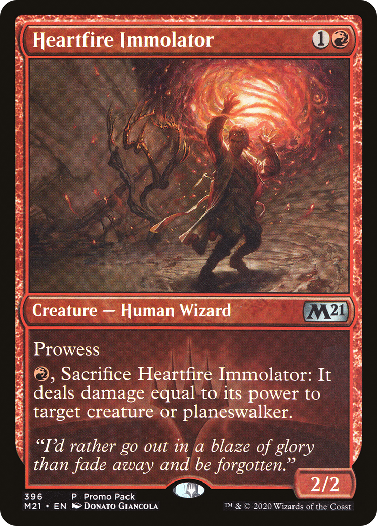 Image of Heartfire Immolator (PPM21-396) - Core Set 2021 Foil