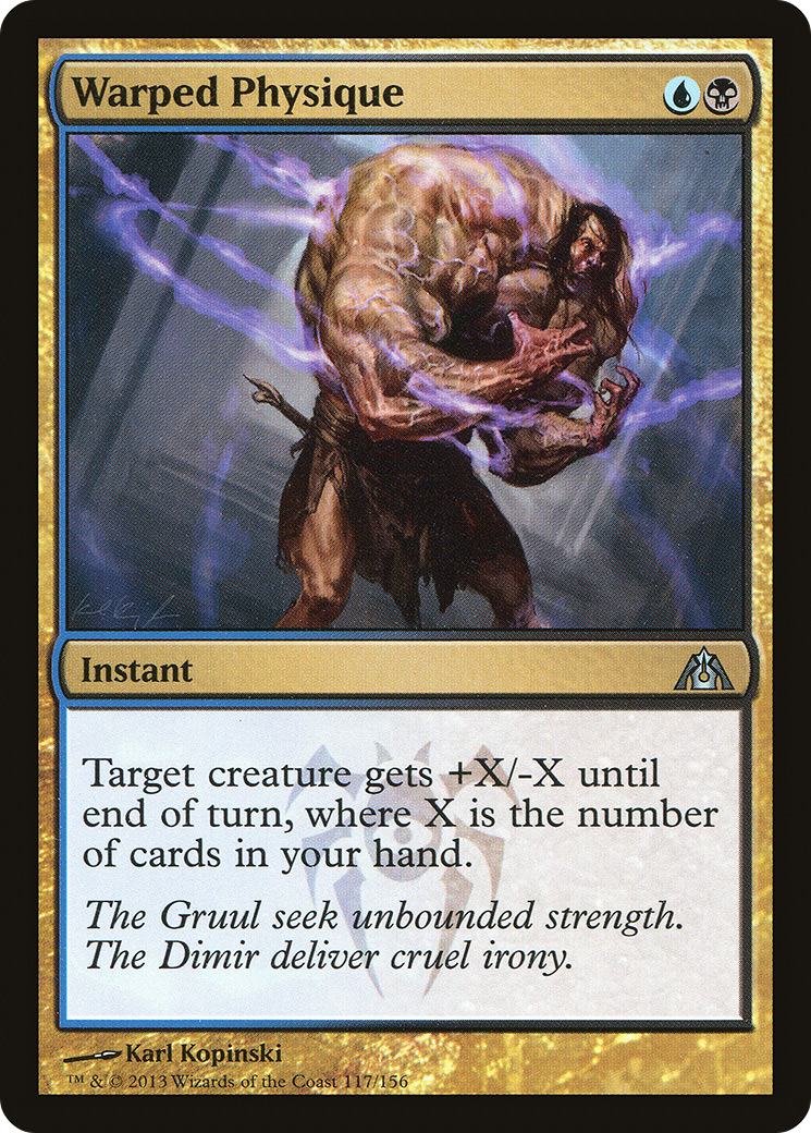 Image of Warped Physique (DGM-117) - Dragon's Maze Foil