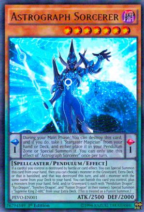 Image of Astrograph Sorcerer (PEVO-EN001) - Pendulum Evolution 1st Edition