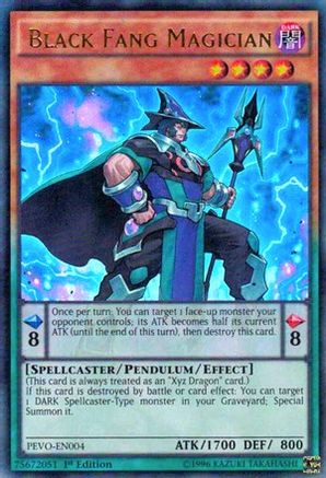 Image of Black Fang Magician (PEVO-EN004) - Pendulum Evolution 1st Edition