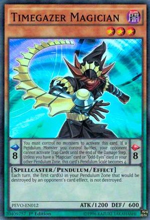 Image of Timegazer Magician (PEVO-EN012) - Pendulum Evolution 1st Edition