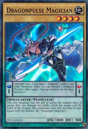 Image of Dragonpulse Magician (PEVO-EN013) - Pendulum Evolution 1st Edition