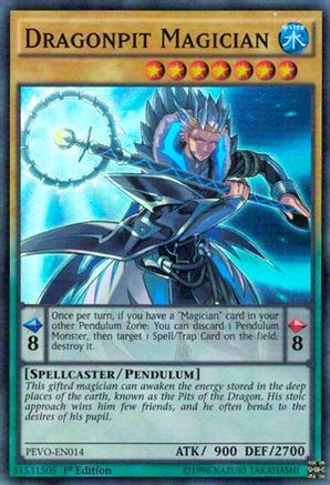 Image of Dragonpit Magician (PEVO-EN014) - Pendulum Evolution 1st Edition