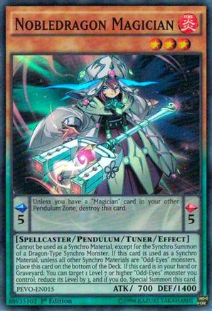 Image of Nobledragon Magician (PEVO-EN015) - Pendulum Evolution 1st Edition