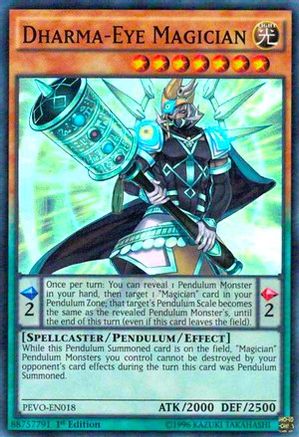 Image of Dharma-Eye Magician (PEVO-EN018) - Pendulum Evolution 1st Edition