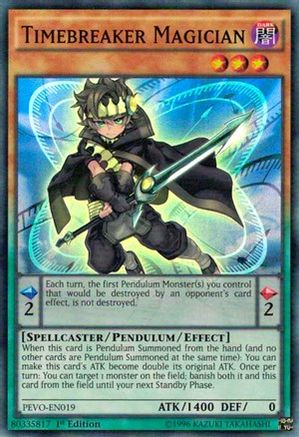 Image of Timebreaker Magician (PEVO-EN019) - Pendulum Evolution 1st Edition