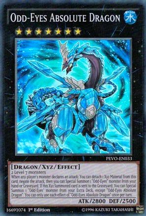 Image of Odd-Eyes Absolute Dragon (PEVO-EN033) - Pendulum Evolution 1st Edition
