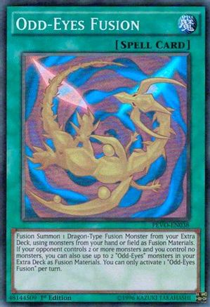 Image of Odd-Eyes Fusion (PEVO-EN038) - Pendulum Evolution 1st Edition