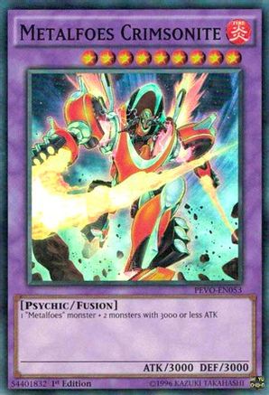 Image of Metalfoes Crimsonite (PEVO-EN053) - Pendulum Evolution 1st Edition