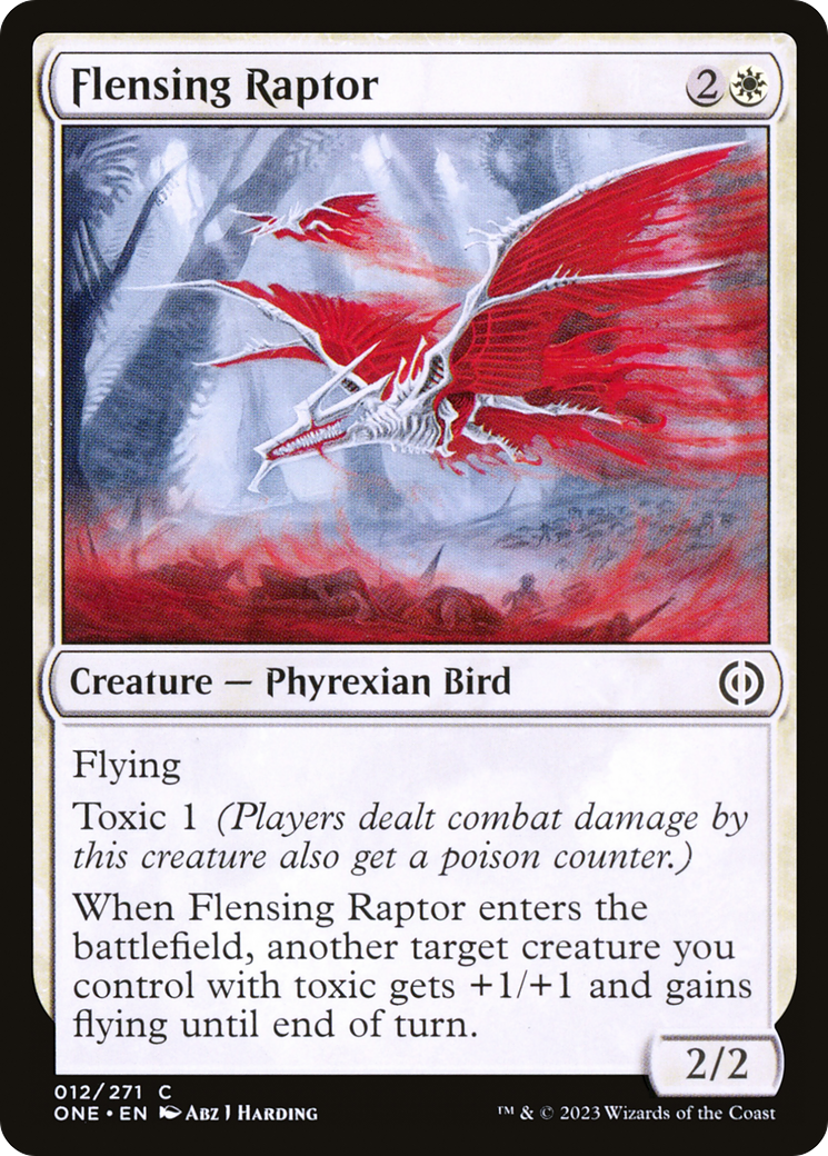 Image of Flensing Raptor (ONE-012) - Phyrexia: All Will Be One