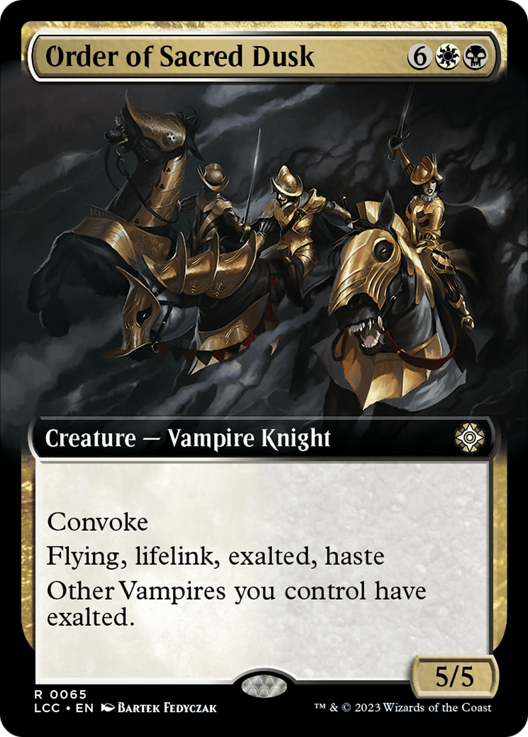 Image of Order of Sacred Dusk (Extended Art) (LCC-065) - The Lost Caverns of Ixalan Commander: (Extended Art)
