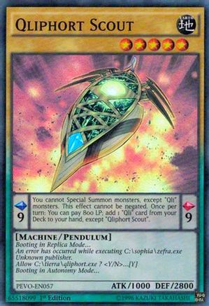 Image of Qliphort Scout (PEVO-EN057) - Pendulum Evolution 1st Edition