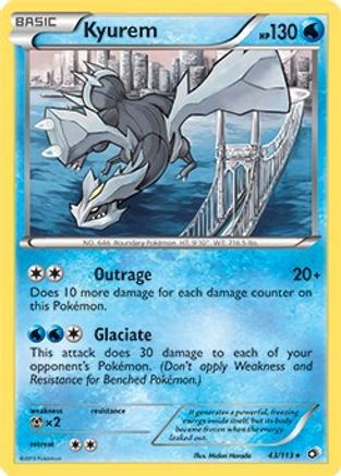 Image of Kyurem 43/113 (BW Legendary Treasures) 043/113  Deck Exclusives - Rare