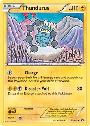 Image of Thundurus 050/113  Deck Exclusives - Rare