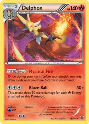 Image of Delphox 026/146  Deck Exclusives - Rare