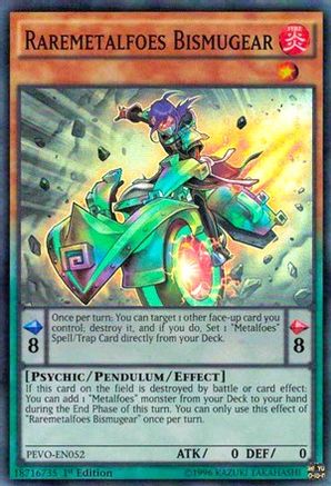 Image of Raremetalfoes Bismugear (PEVO-EN052) - Pendulum Evolution 1st Edition