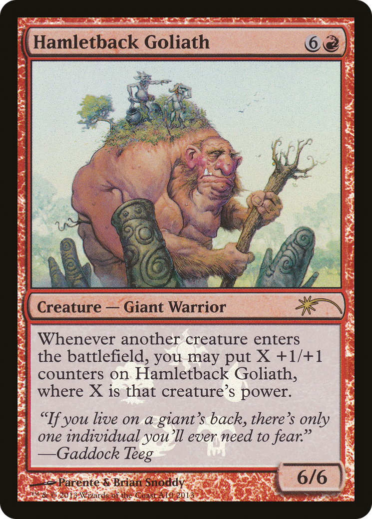 Image of Hamletback Goliath (MEDIA-A10) - Magic 2013 Promos Foil