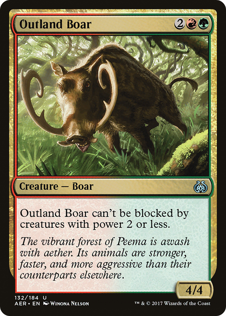 Image of Outland Boar (AER-132) - Aether Revolt