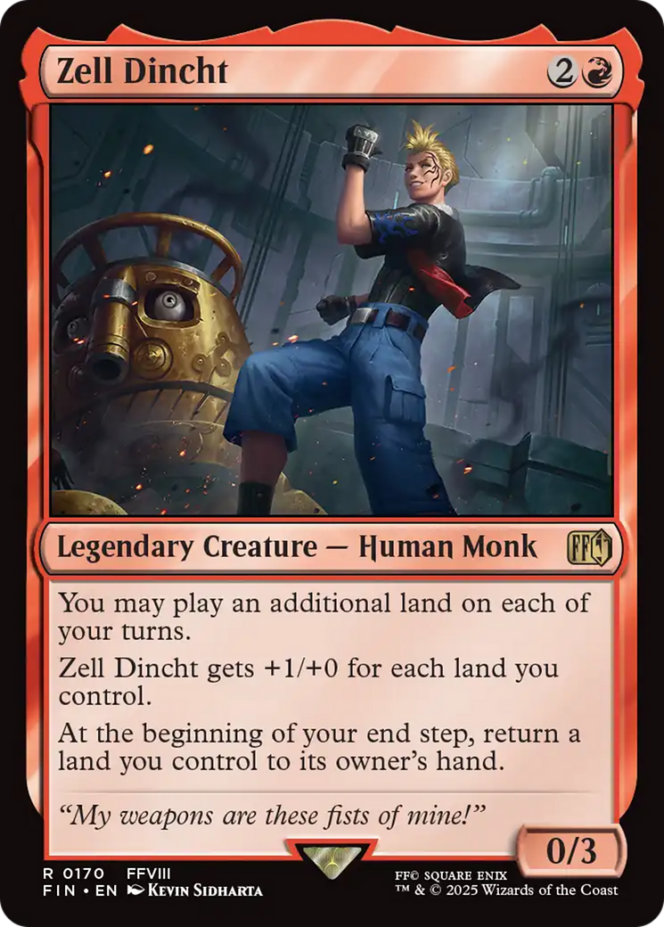Image of Zell Dincht (FIN-170) - FINAL FANTASY Foil