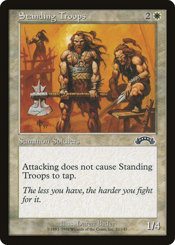 Image of Standing Troops (EXO-022) - Exodus