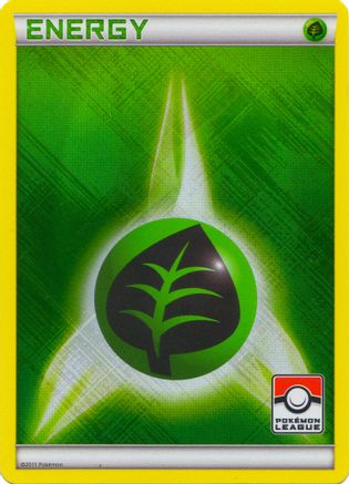 Image of Grass Energy (2011 Pokemon League)  - Holofoil League & Championship Cards - Promo