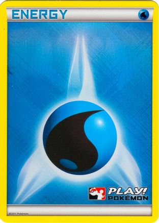Image of Water Energy (2011 Play! Pokemon)  - Holofoil League & Championship Cards - Promo