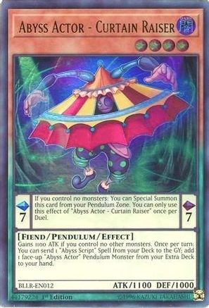 Image of Abyss Actor - Curtain Raiser (BLLR-EN012) - Battles of Legend: Light's Revenge 1st Edition