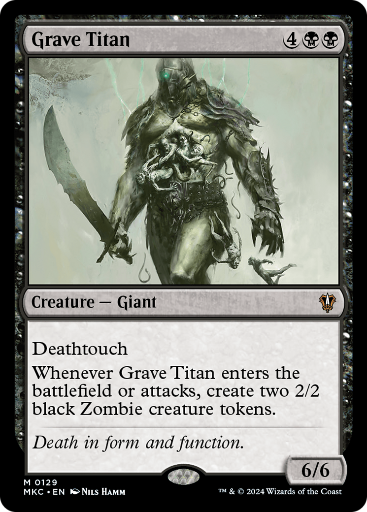Image of Grave Titan (MKC-129) - Murders at Karlov Manor Commander