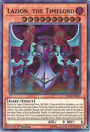 Image of Lazion, the Timelord (BLLR-EN031) - Battles of Legend: Light's Revenge 1st Edition