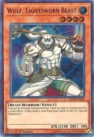 Image of Wulf, Lightsworn Beast (BLLR-EN039) - Battles of Legend: Light's Revenge 1st Edition