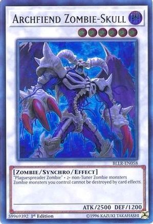 Image of Archfiend Zombie-Skull (BLLR-EN058) - Battles of Legend: Light's Revenge 1st Edition
