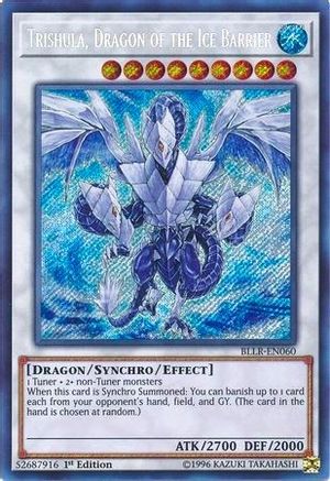 Image of Trishula, Dragon of the Ice Barrier (BLLR-EN060) - Battles of Legend: Light's Revenge 1st Edition