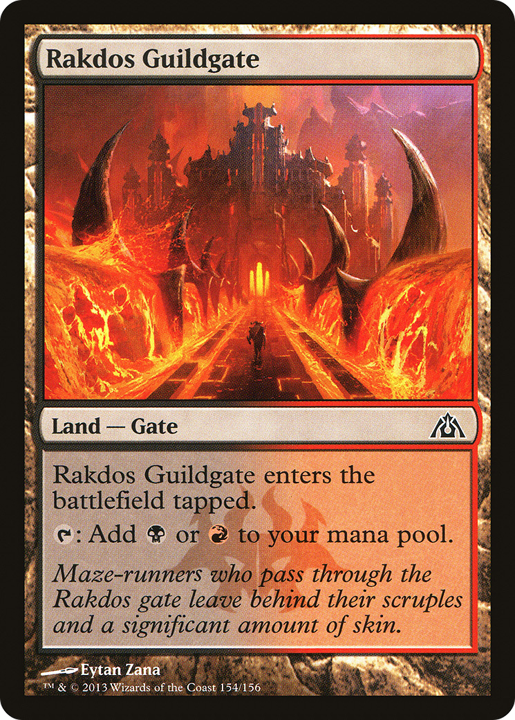 Image of Rakdos Guildgate (DGM-154) - Dragon's Maze