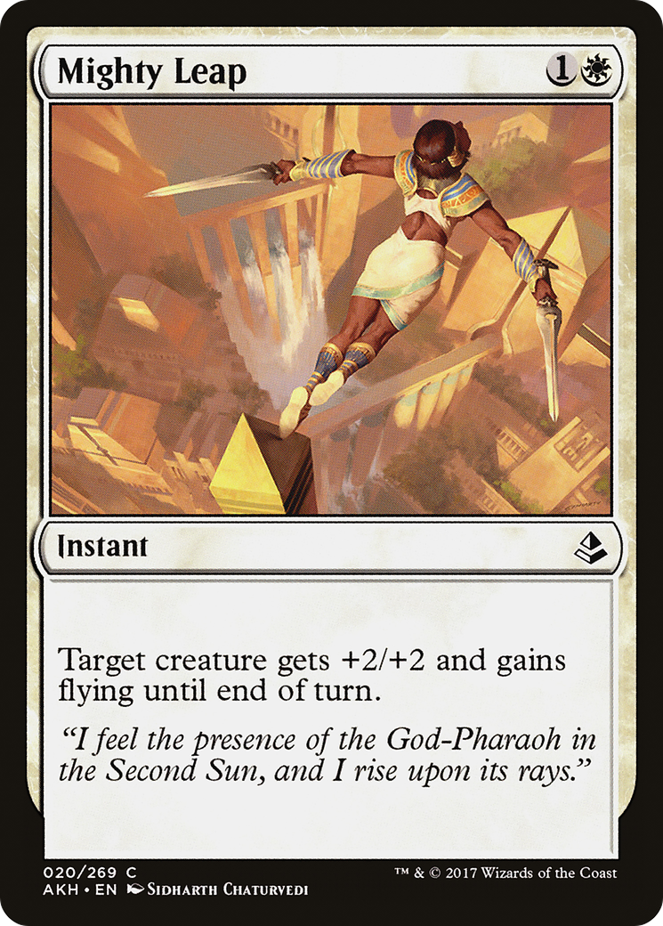 Image of Mighty Leap (AKH-020) - Amonkhet Foil