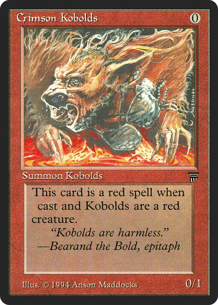 Image of Crimson Kobolds (LEG-) - Legends