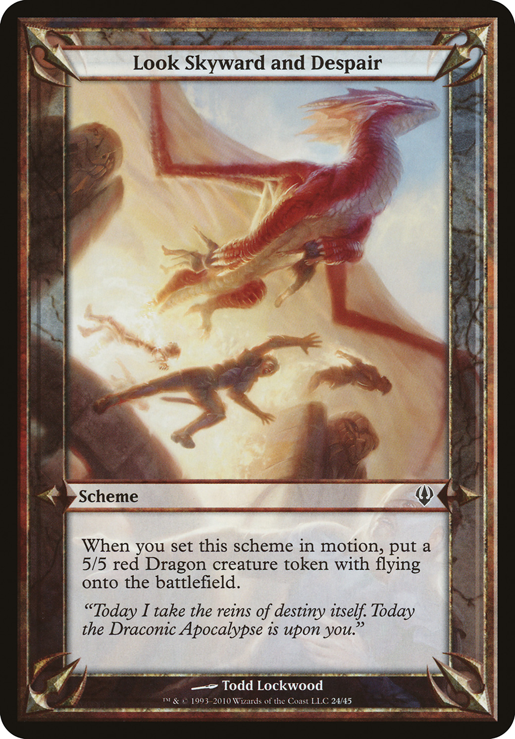 Image of Look Skyward and Despair (Archenemy) (OVER-) - Archenemy Schemes
