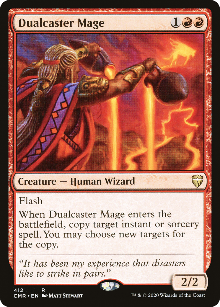 Image of Dualcaster Mage (CMR-412) - Commander Legends