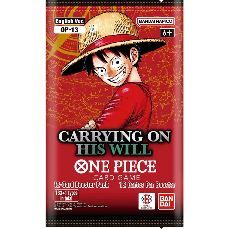 Image of ONE PIECE TCG: Carrying on His Will BOOSTER Pack (OP 13)