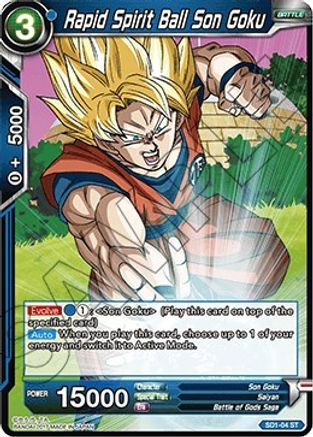 Image of Rapid Spirit Ball Son Goku (SD1-04) - Galactic Battle