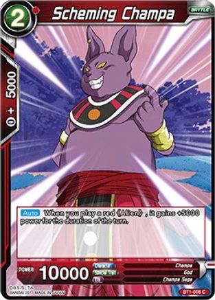Image of Scheming Champa (BT1-006) - Galactic Battle