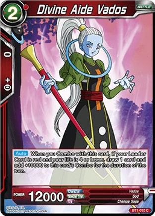 Image of Divine Aide Vados (BT1-010) - Galactic Battle